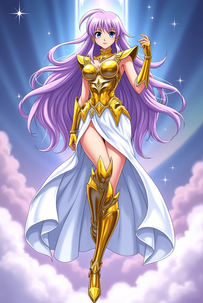 Atena Saint Seiya Nude Sexy NSFW White And Light Skin Sexy Open Legs