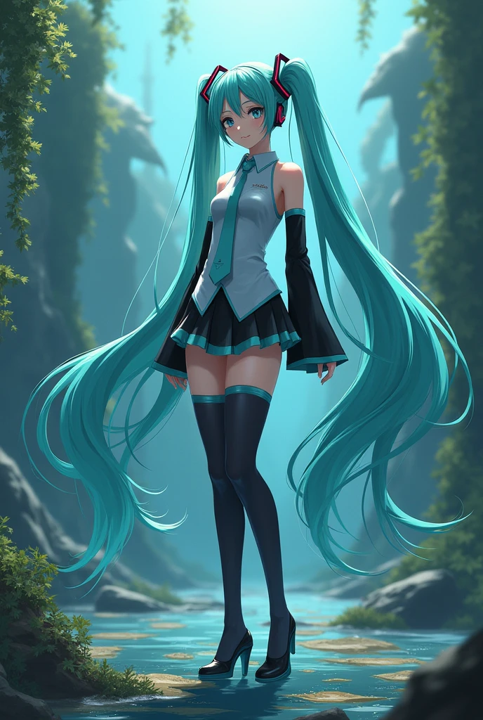 Hatsune Miku Naked SeaArt AI
