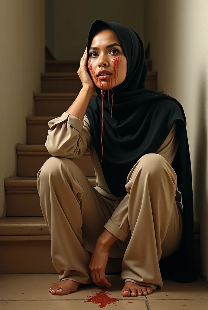 Photorealism Beautiful Malay Woman Mid S Milf Looking