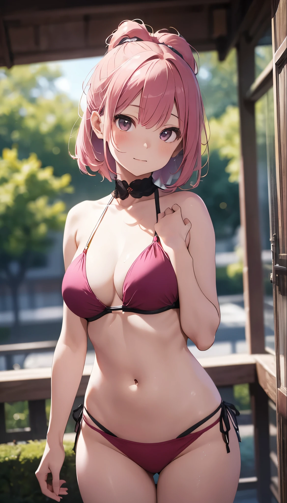 Anime Style Image Of A Woman In A Bikini Posing For A Picture SeaArt AI