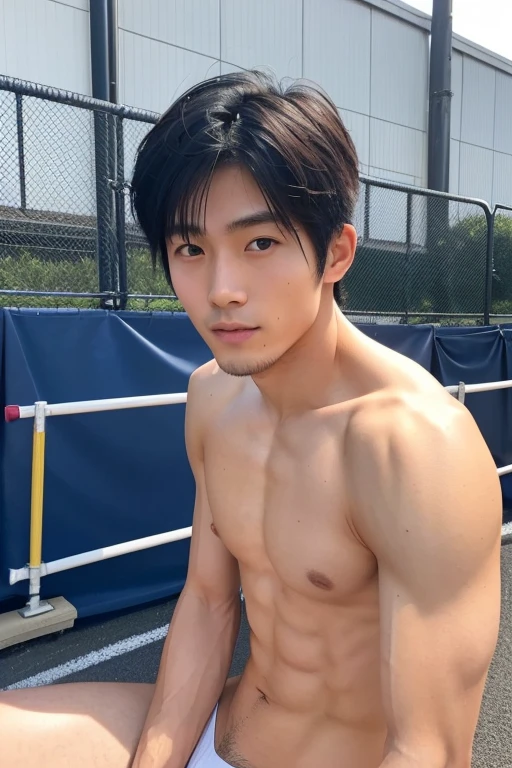 Picture Of A Japanese Man Completely Naked Age Years Old Seaart Ai