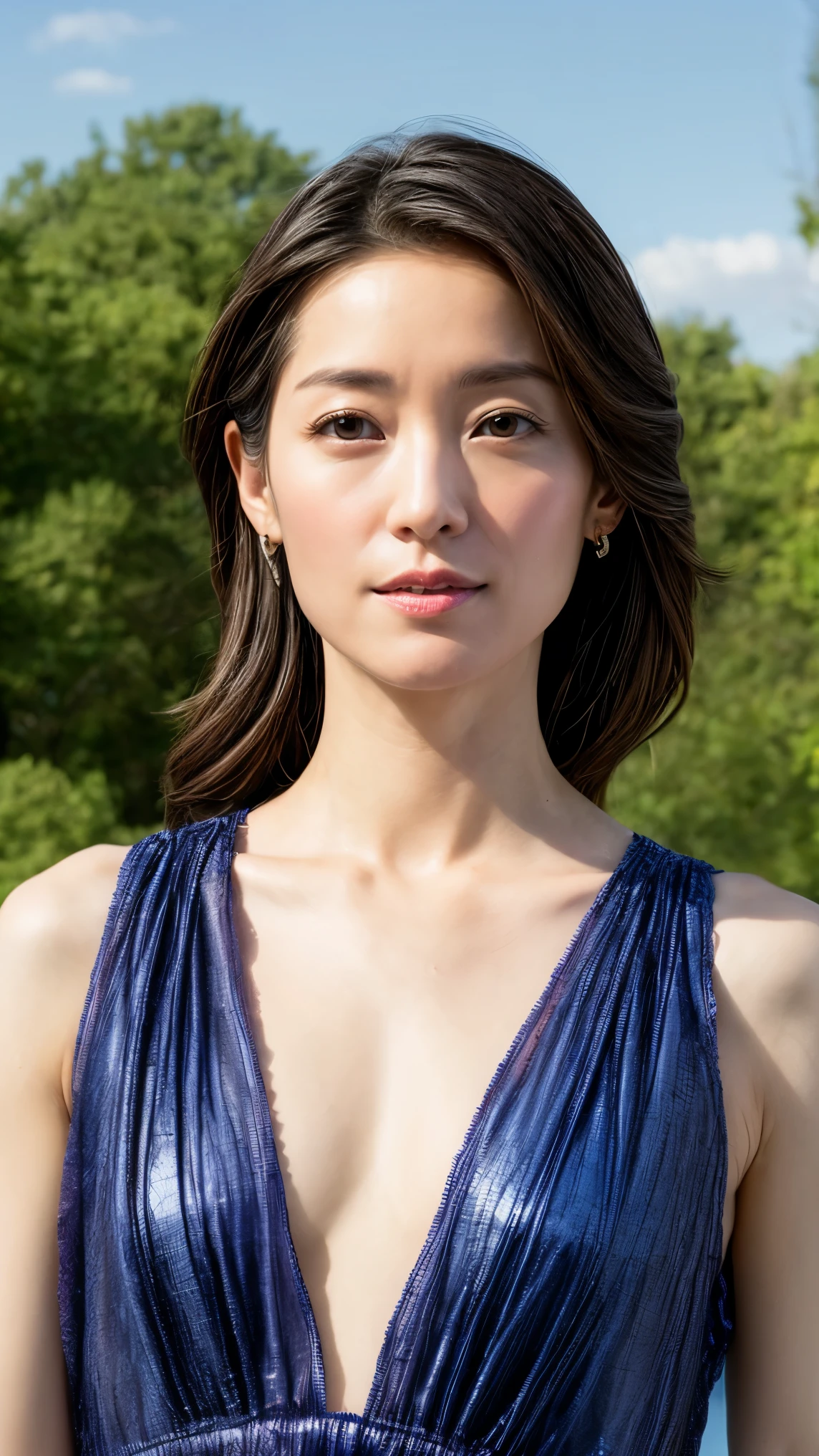 High Resolution Photograph Of A Japanese Mature Woman Realistic
