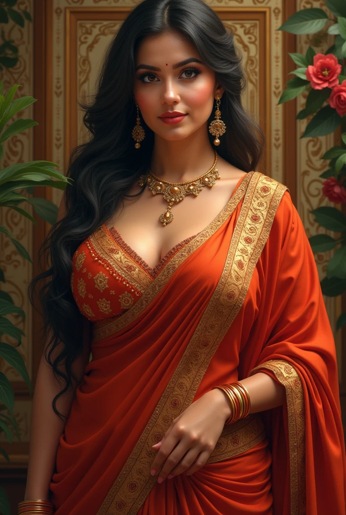 Bbw Beautiful Indian Bhabhi SeaArt AI