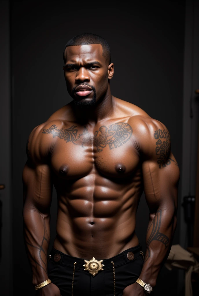 50 Cent Naked SeaArt AI