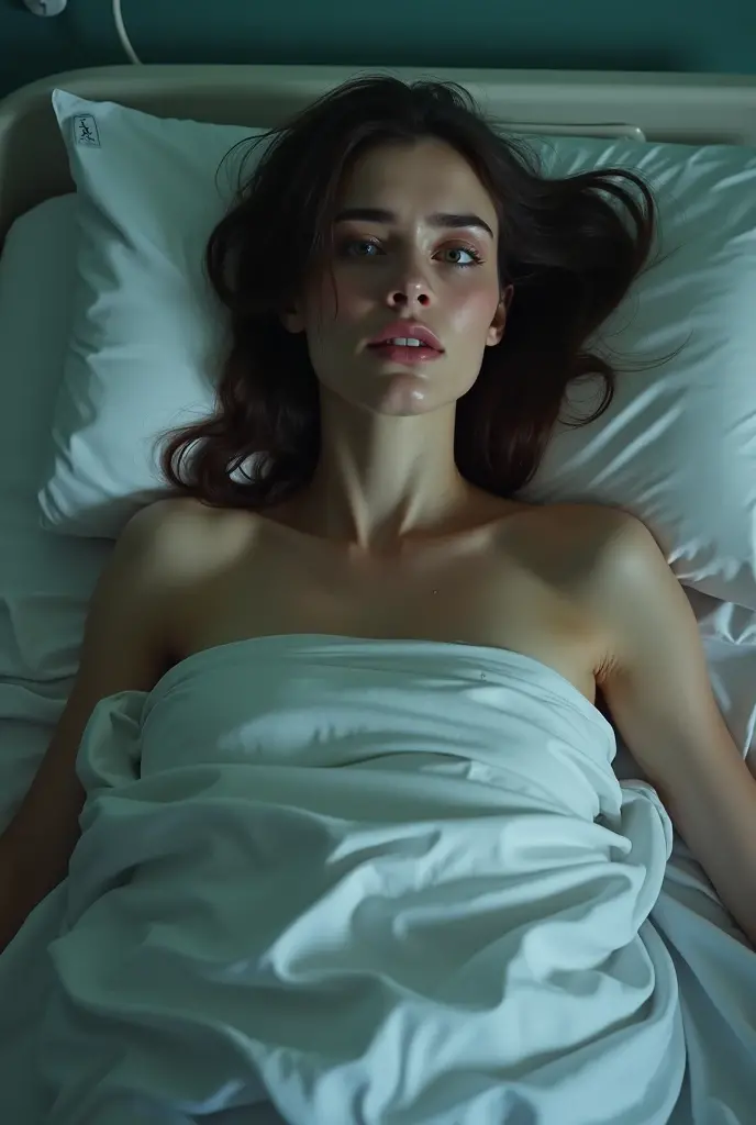 A Character Based On This Face Model That Is Naked In Bed SeaArt AI