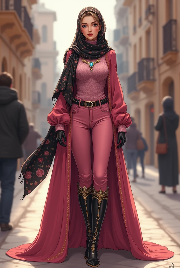 A Beautifully Inspired Mature Anime Woman In Her 40s With A Gracefully