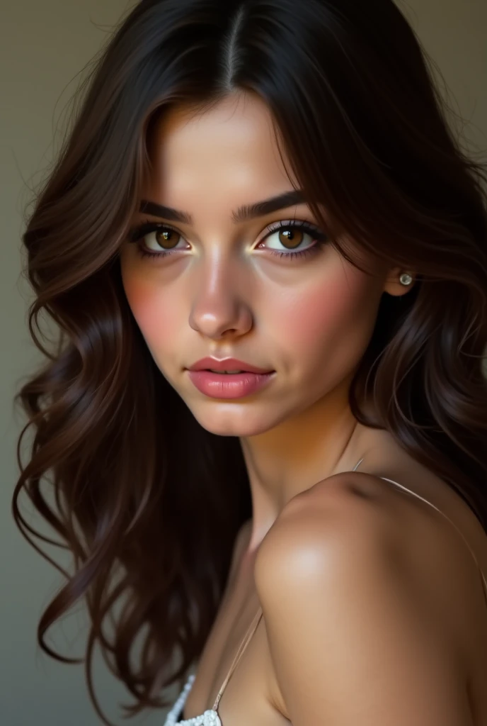 18 Year Old Brunette With Brown Eyes SeaArt AI
