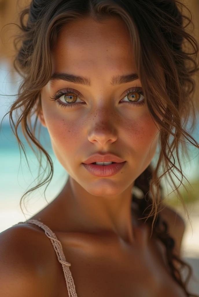 The Result Of The Seductive Face Of A Girl In A Bikini SeaArt AI