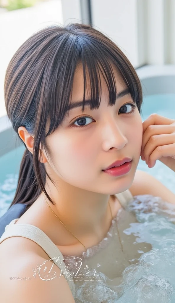 Best Quality16KBeautiful Naked Japanese Bathing In A Hot Spring