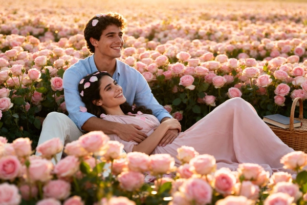 Prompts para fotos de pareja de San Valentín con IA