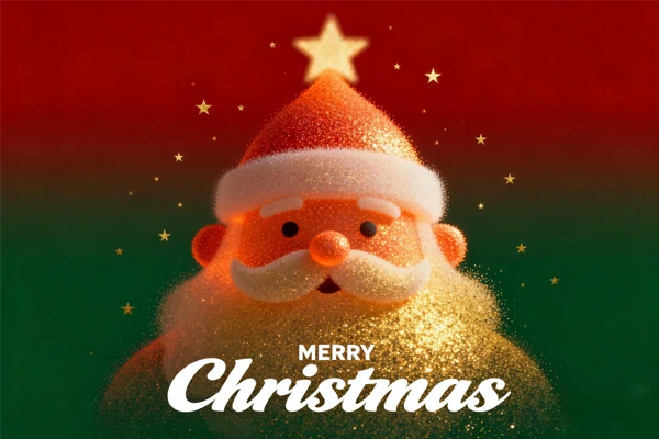 AI-generated Christmas design