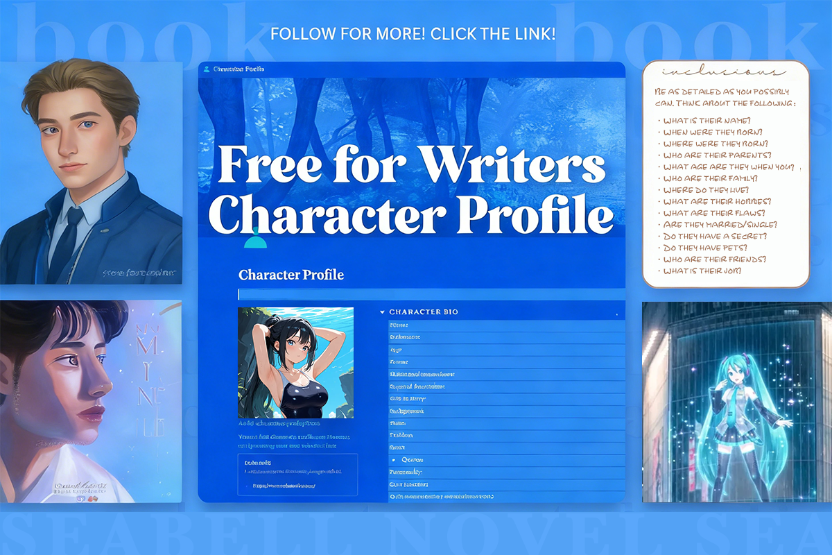 SeaBell AI writing character cards