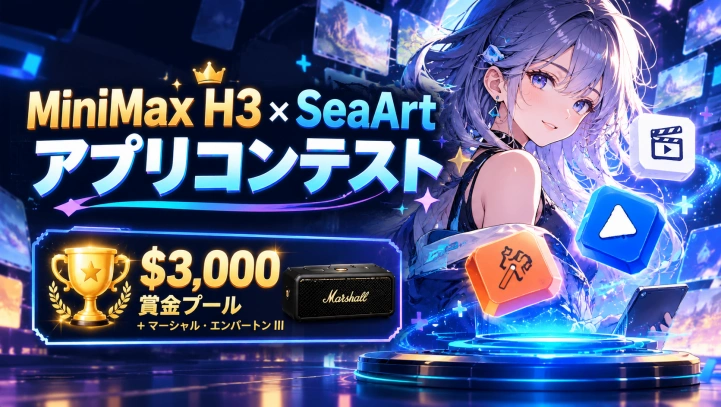 MiniMax H3 × SeaArt AIアプリコンテスト