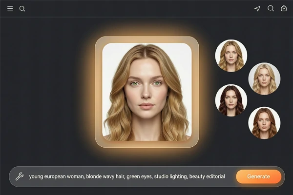 Customized AI Natural-Looking Faces