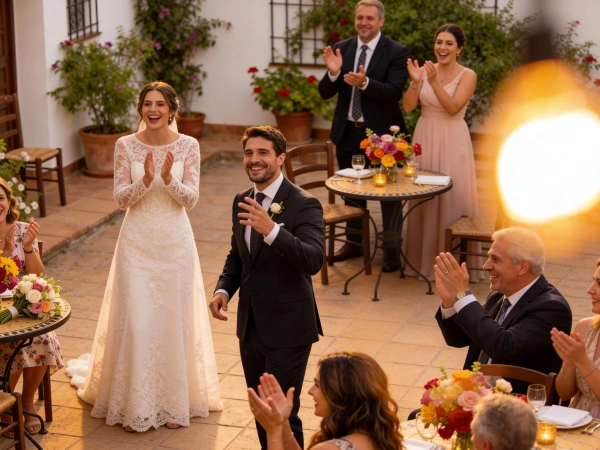 Intimate Patio Wedding
