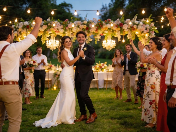 Outdoor Garden Wedding Party