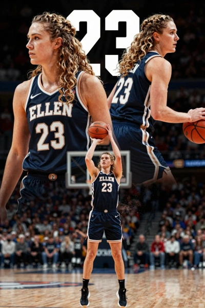 Basketball Player Collage Poster (Female)