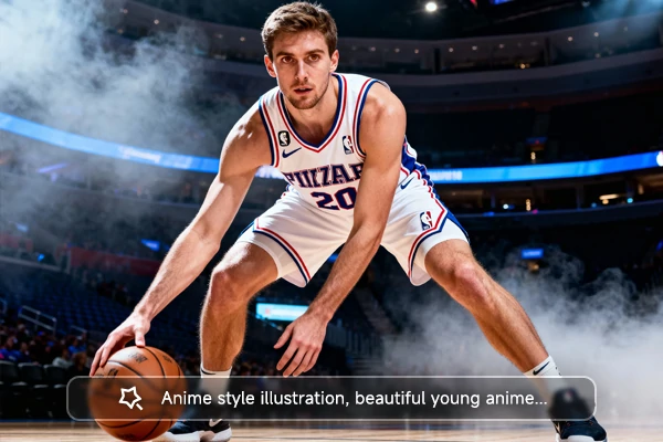 Customize your basketball poster with AI