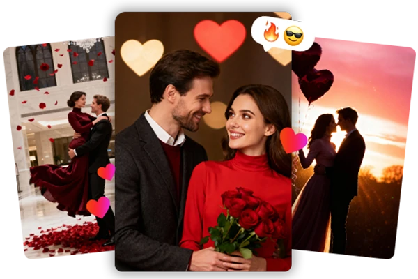 AI-generated couple photos