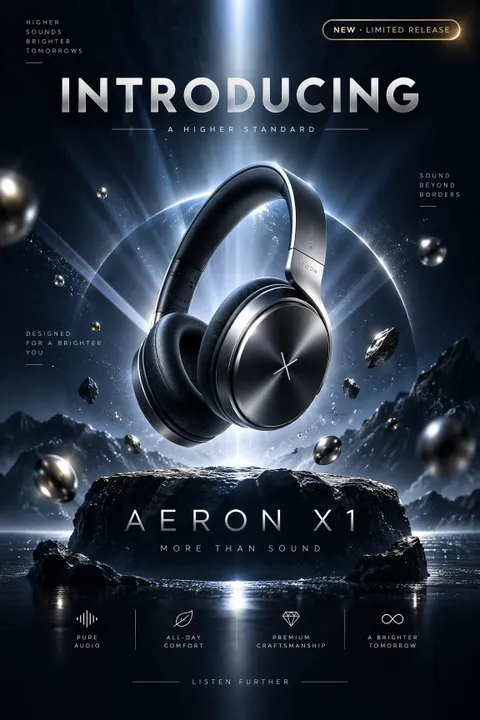 Product Launch Poster