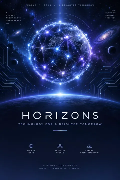 Tech Conference Poster