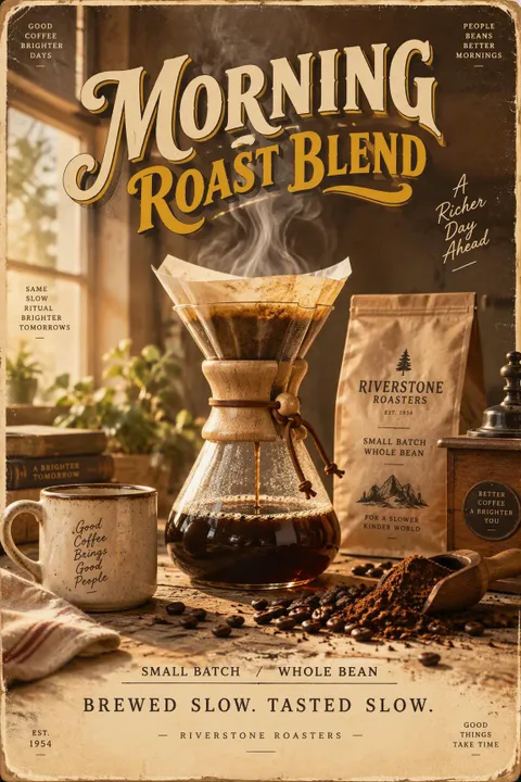 Coffee Ad Poster