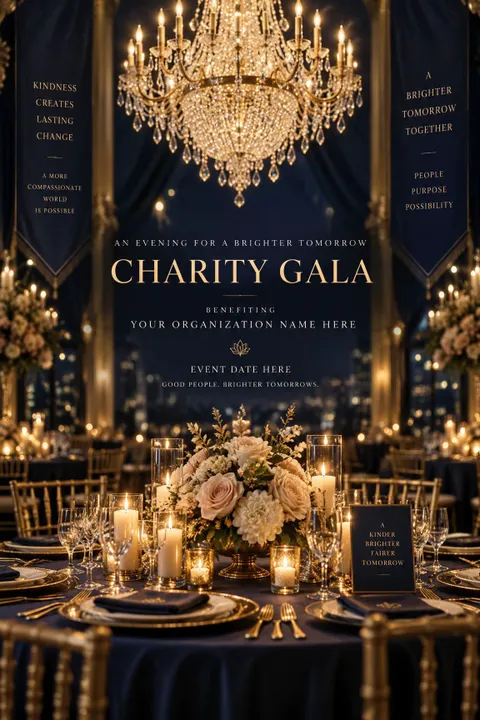 Charity Gala Poster