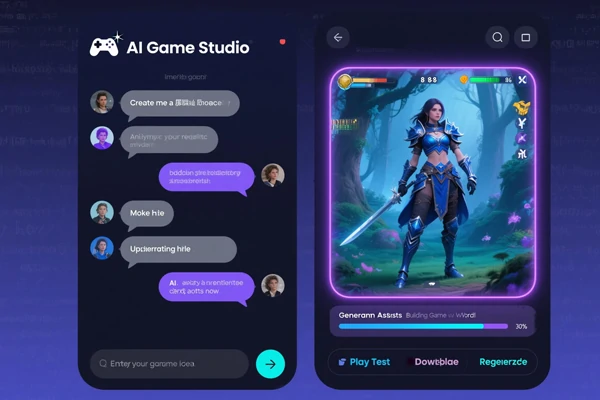 OpenClaw AI agent generating game character assets from a chat prompt on SeaArt AI