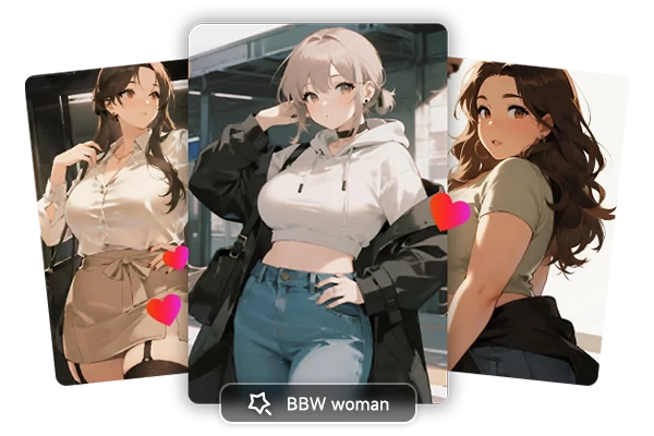 AI Fat Women Image
