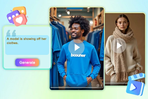 Using AI reel generator with text