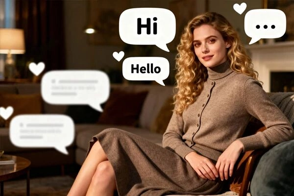 Immersiver KI-Flirt-Chat