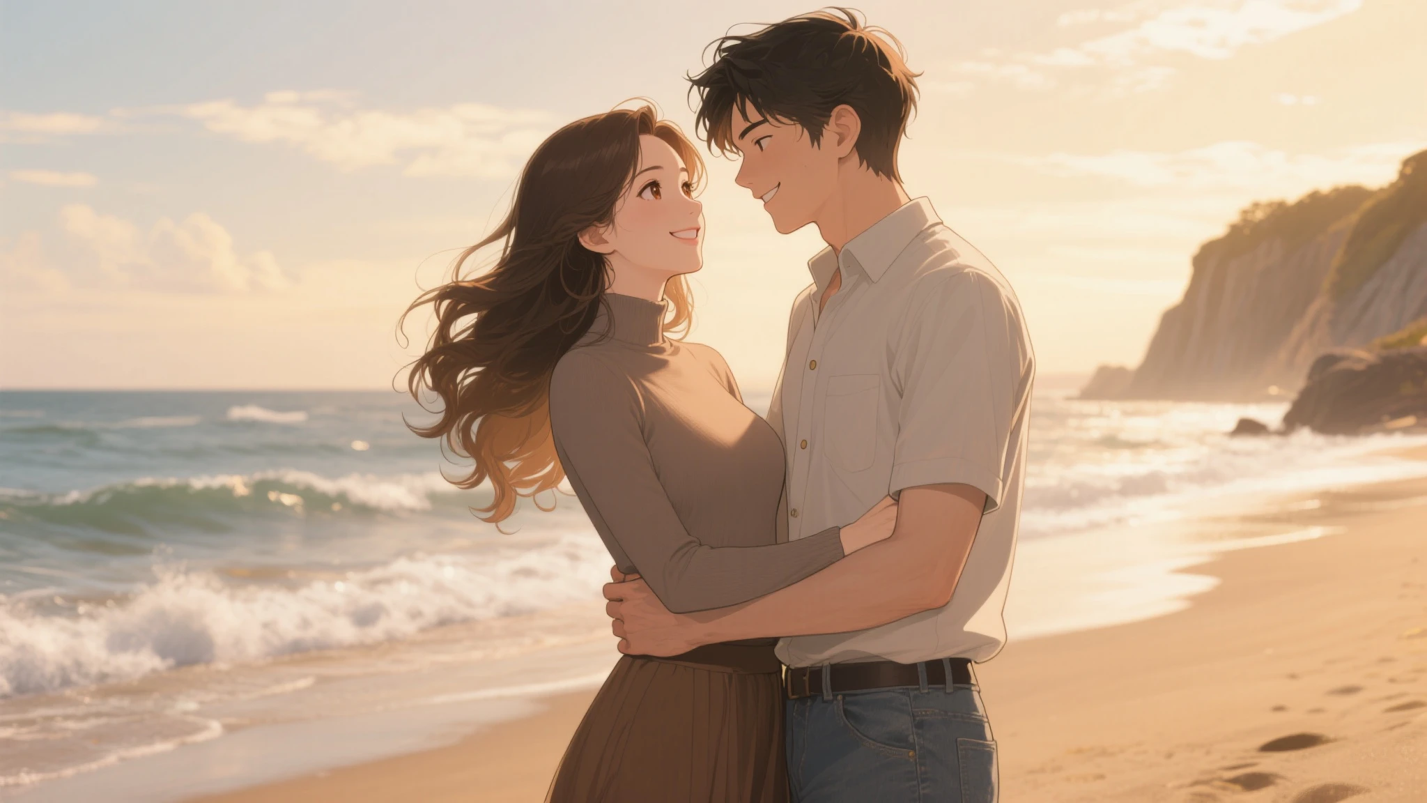 Hug Video with Popular Anime Characters