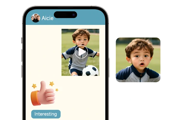 Partagez des mèmes amusants de bébés dansants et des vidéos de salutations.