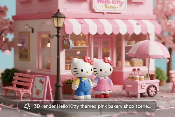 Text to Hello Kitty Images