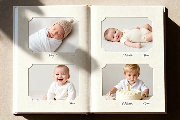 AI baby growth photos by age