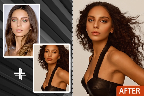 AI種族轉換的前後對比