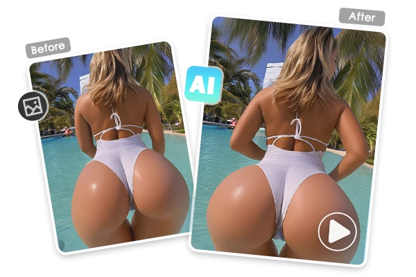 Genera un video de mujer haciendo twerk con IA