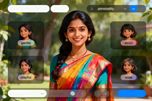 Hindi-Mutter-KI-Chat