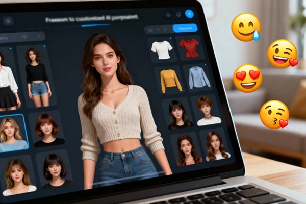 A Vast AI Romantic Character Library