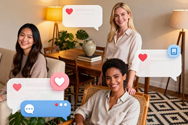 Chatte mit deiner fürsorglichen Mama