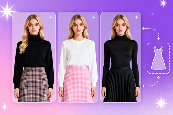 옷을 어떤 스타일로든 바꾸세요