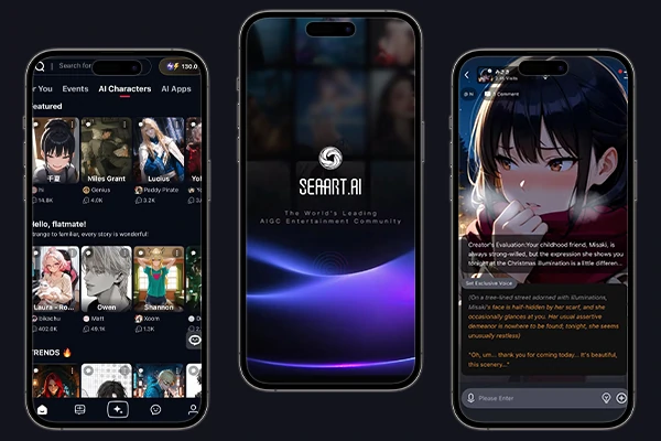 SeaArt AIアプリを無料ダウンロード