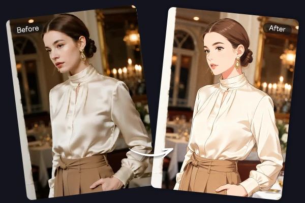 حوّل الصورة إلى وايفو بأسلوب الأنيمي