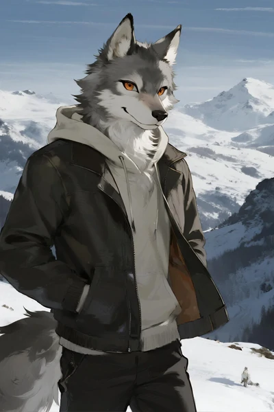 AI-generated furry art4