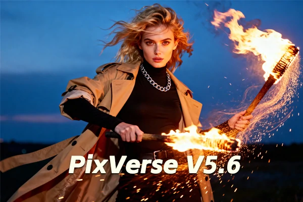 AI Generated Video by PixVerse 5.6 model