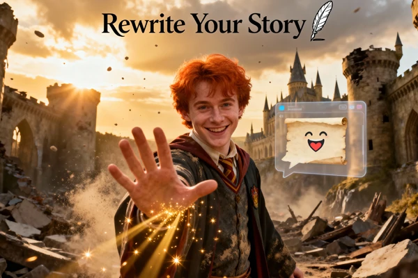 Change Harry Potter storylines with AI
