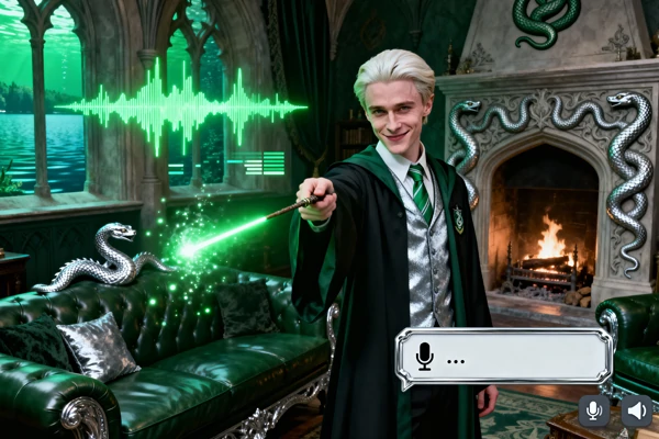 Voice and Visual Magic in Harry Potter Online Chat