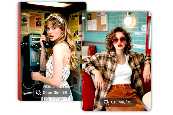 Custom flash filter styles via prompts