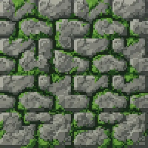 Mossy Stone Block