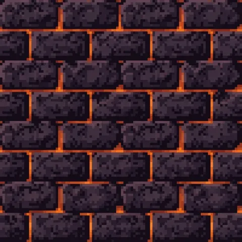 Volcanic Obsidian Brick